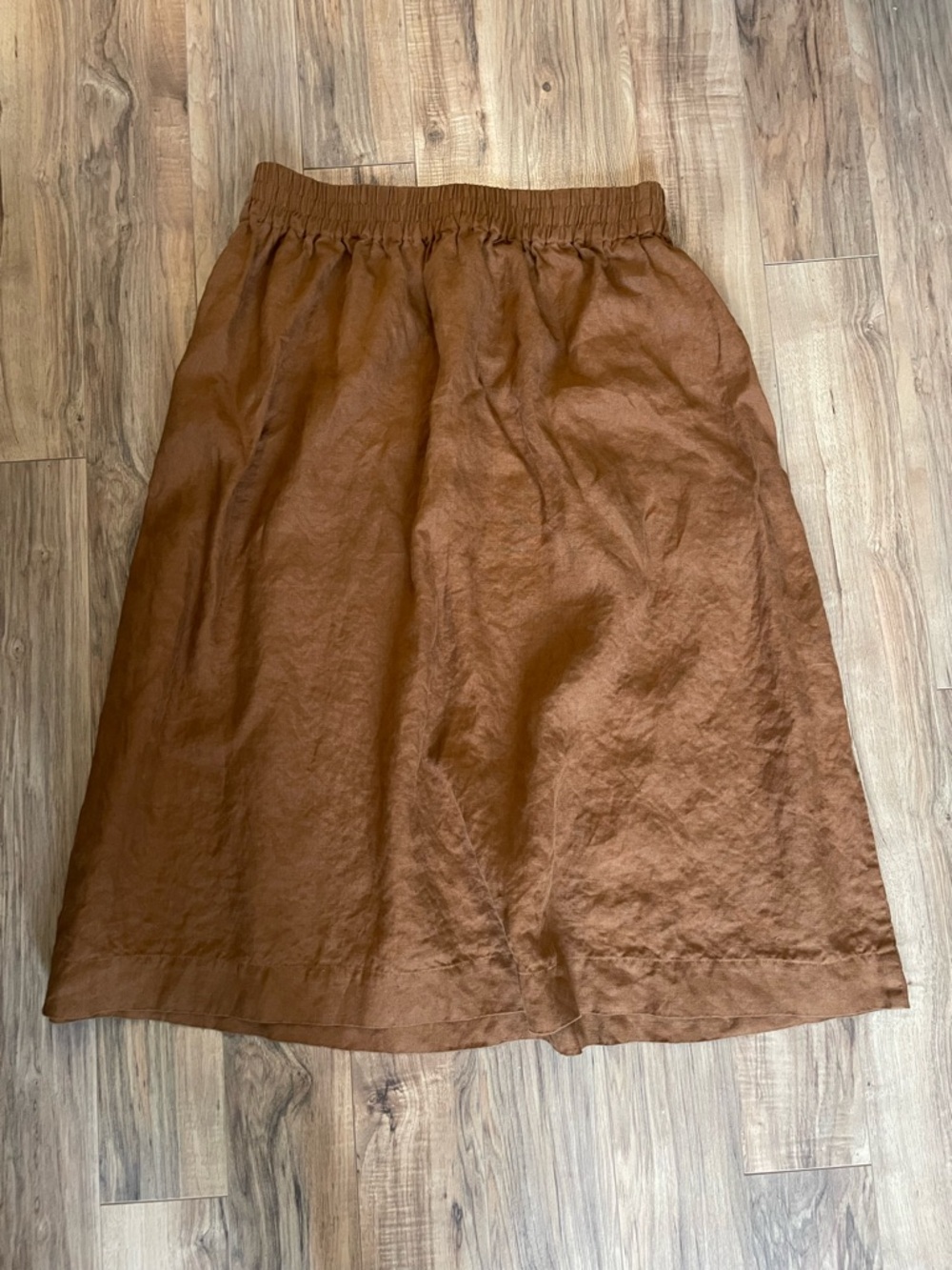 Not perfect linen Toast Sion skirt